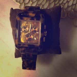 NWT: Michael Kors Tortoise Shell watch